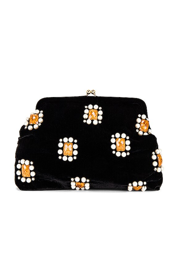 view 2 of 4 Ellie Clutch in Jet