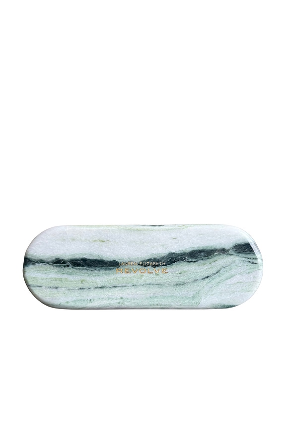 view 2 of 4 X Revolve Green Jade Marble Pill Box in 
