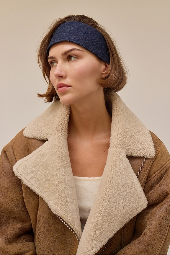 view 2 of 2 Dakota Denim Headwrap in Indigo