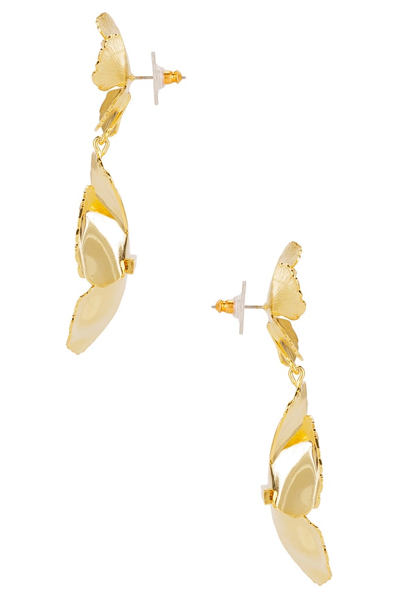 view 2 of 4 EDEN ドロップイヤリング in Gold