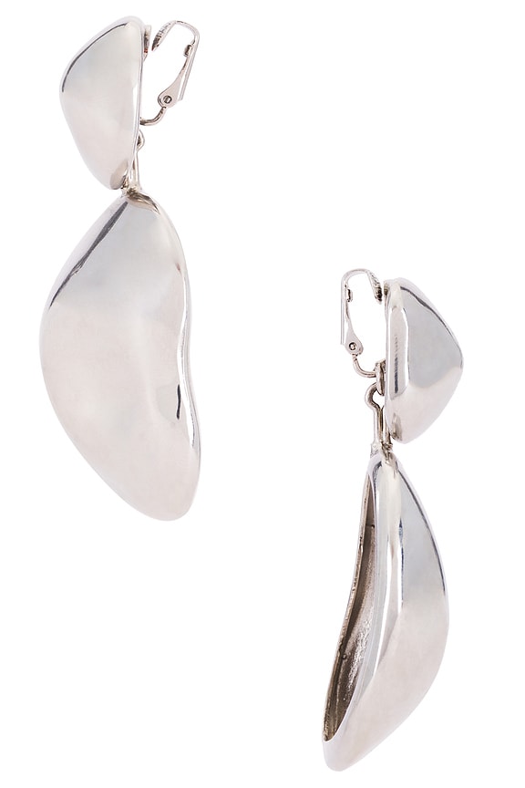 view 2 of 3 Zoe Drop Earrings in Silver