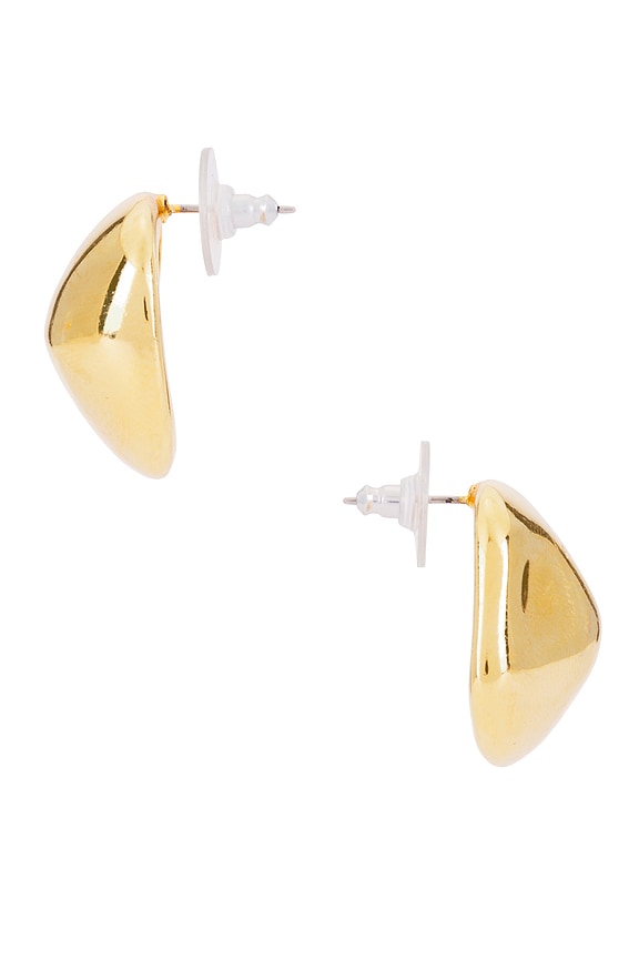 view 2 of 3 PENDIENTES ZOE in Gold