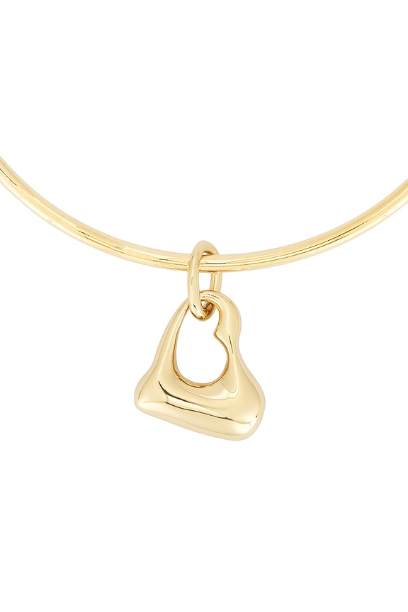 view 2 of 4 Mara Heart Choker in Gold