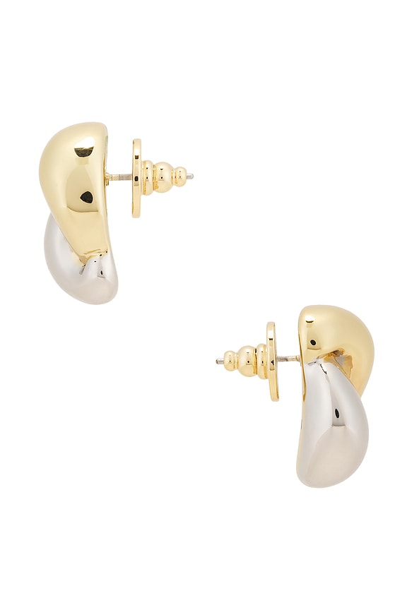 view 2 of 2 Cami Metal Earrings in Mixed Metal