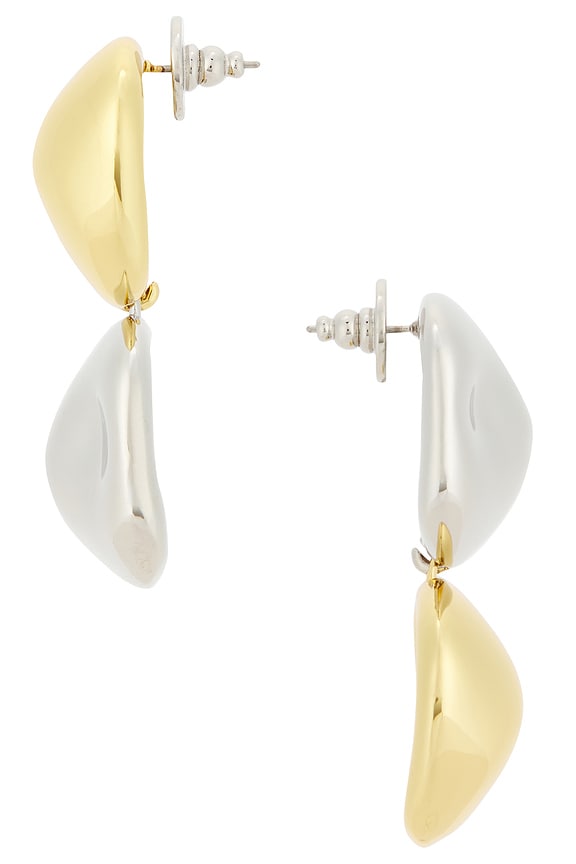 view 2 of 2 Zoe Petite Drop Earrings in Mixed Metal