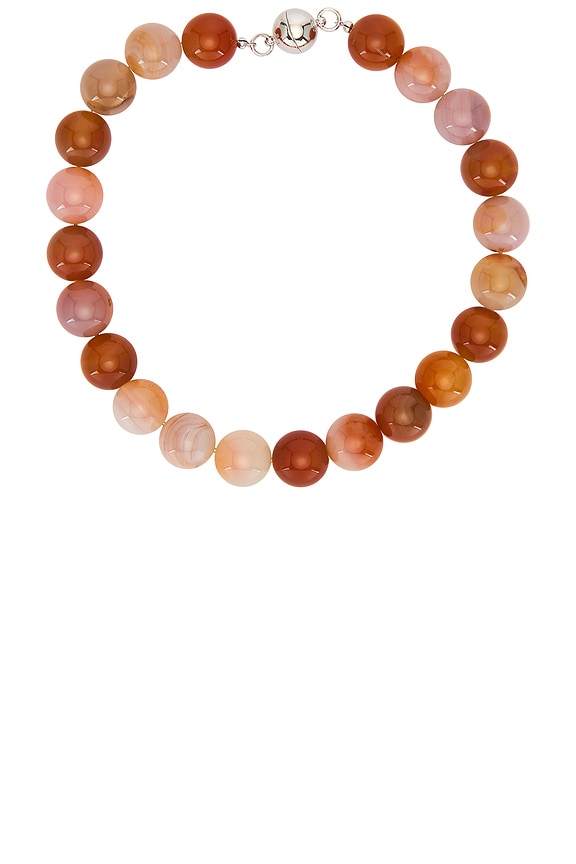 view 1 of 3 BODIE ストーンネックレス in Red Agate