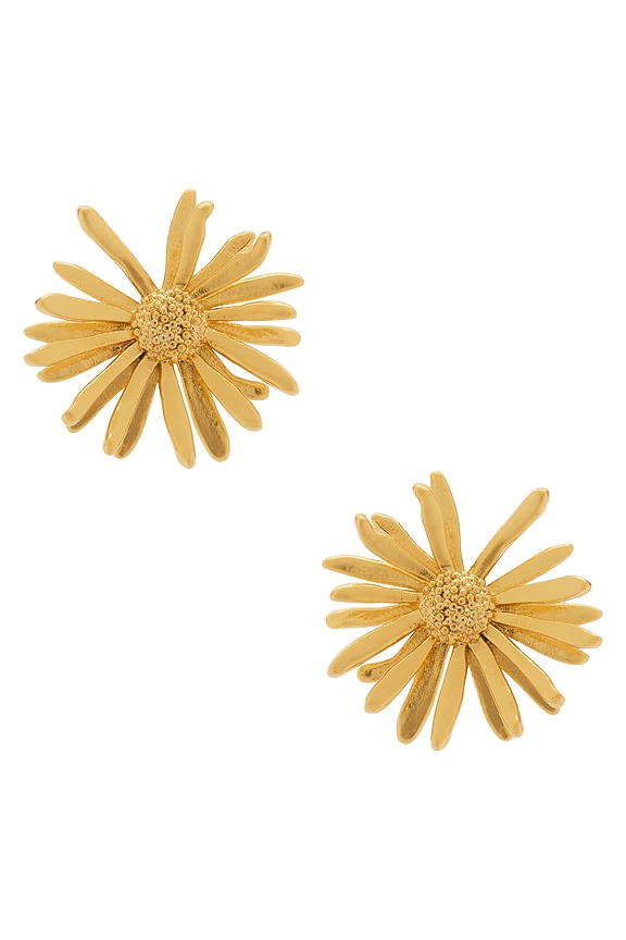 view 1 of 2 DAISY スタッズイヤリング in Gold