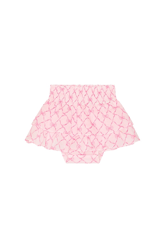 view 1 of 2 SHORT BOUFFANT ELIZAVETA in Pink Peppermint