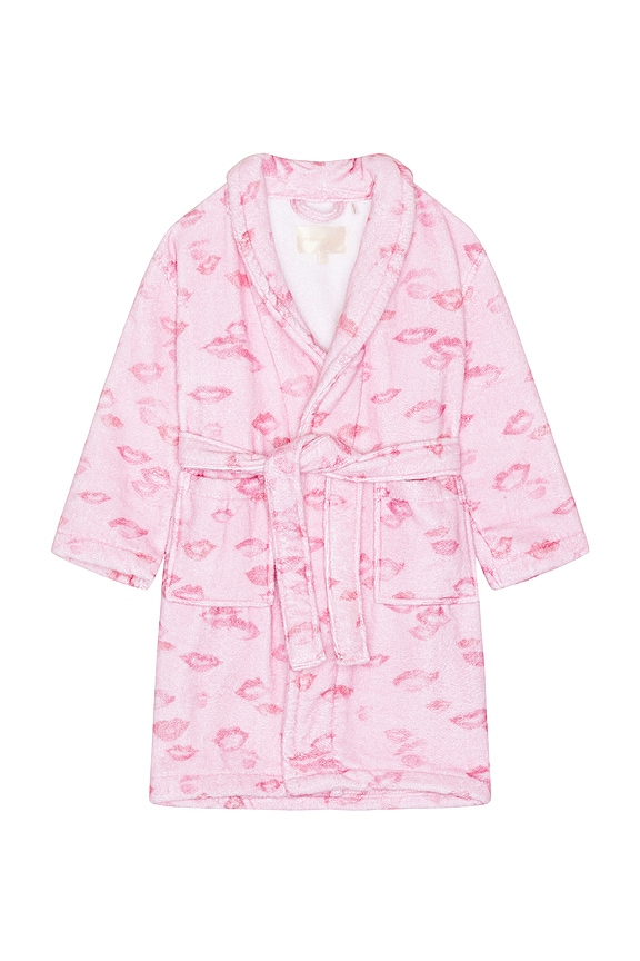 view 1 of 2 Children's Robe in Bubblegum Valentine