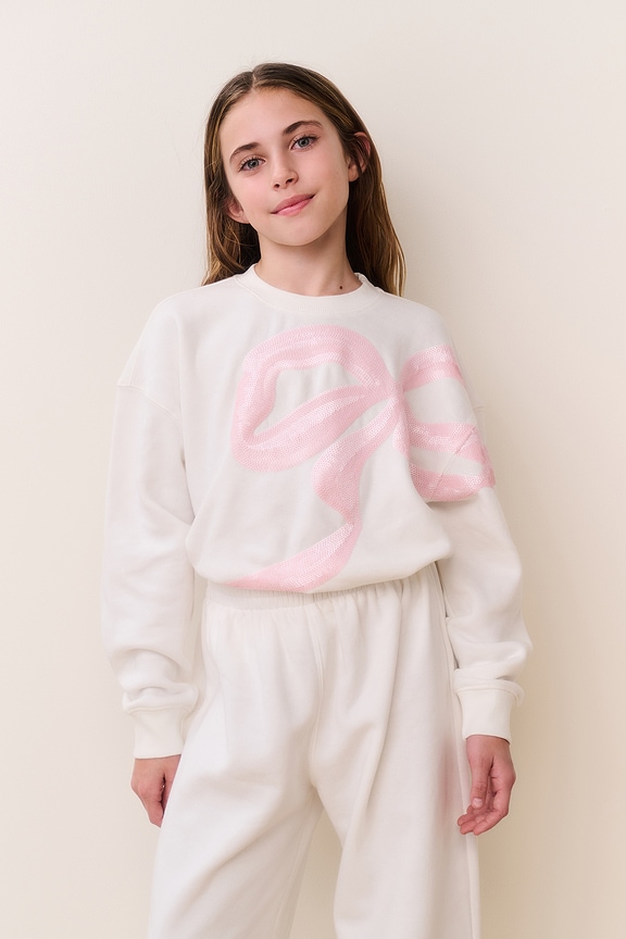 view 2 of 3 Kids Serafina Sweatshirt in Arctic Blush