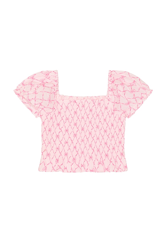 view 2 of 2 Tween Fabielle Top in Pink Peppermint