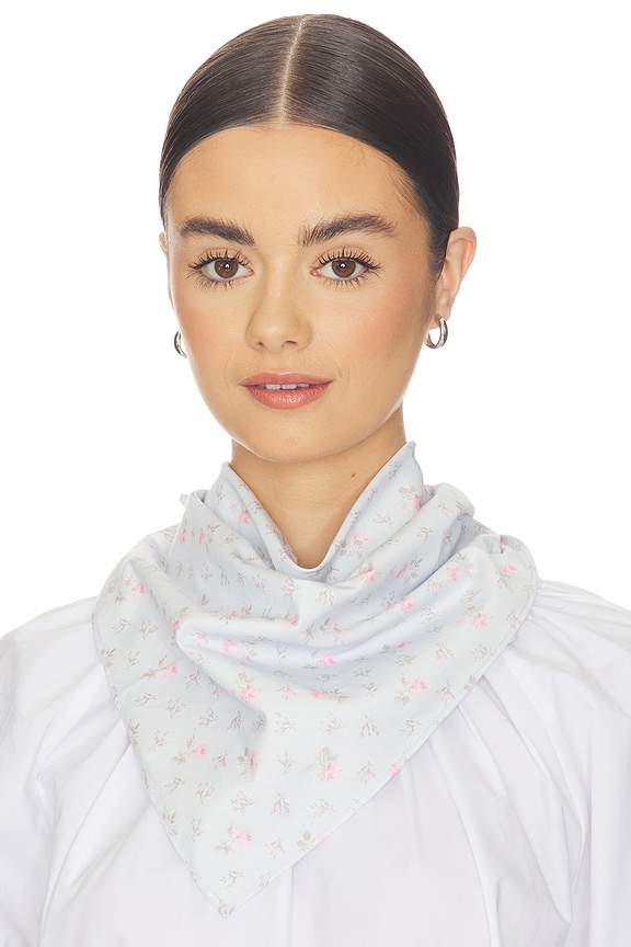 view 2 of 5 CLEM 스카프 in Chapparal Blue