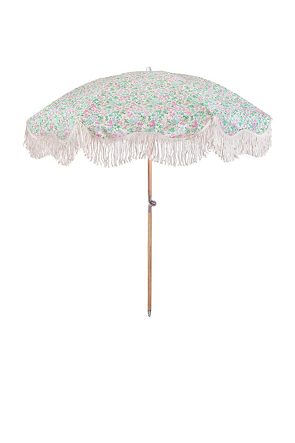 view 1 of 3 X Hurley Tassel Umbrella in Strawberry Sugar & Misty Lilac