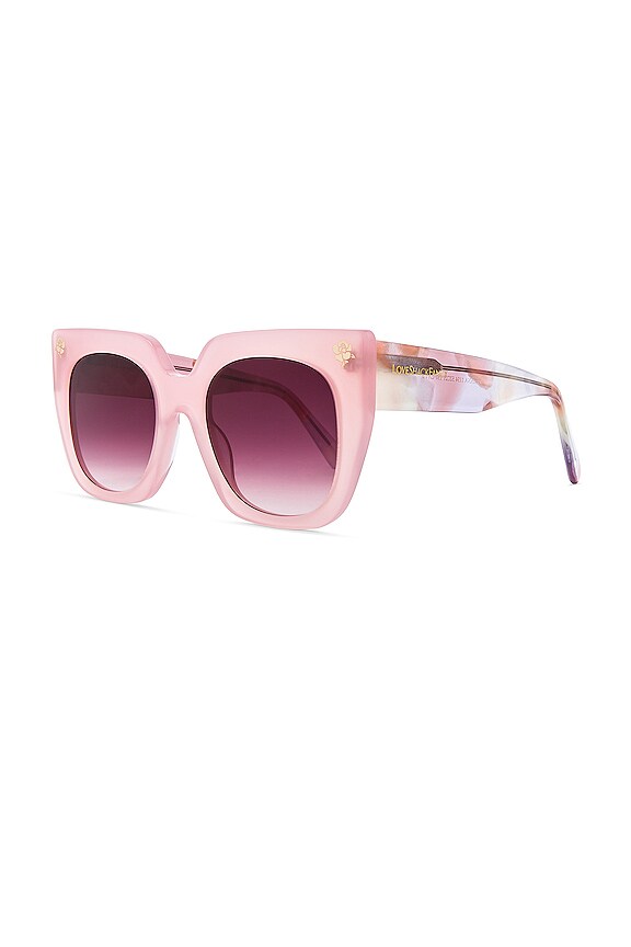 view 2 of 3 GAFAS DE SOL CUADRADAS TRIANA in Pink Parfait