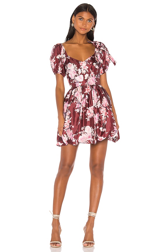 view 2 of 4 Hansel Dress in Oxblood