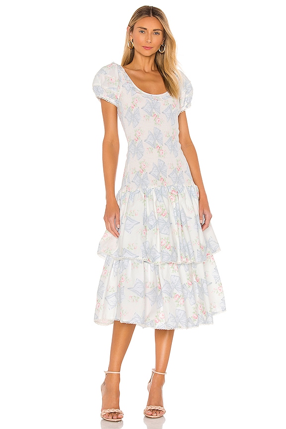 view 1 of 3 Keaton Dress in Pastel Blue