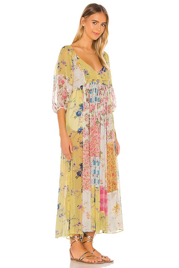 view 2 of 3 Roslyn Dress in Picnic Patchwork