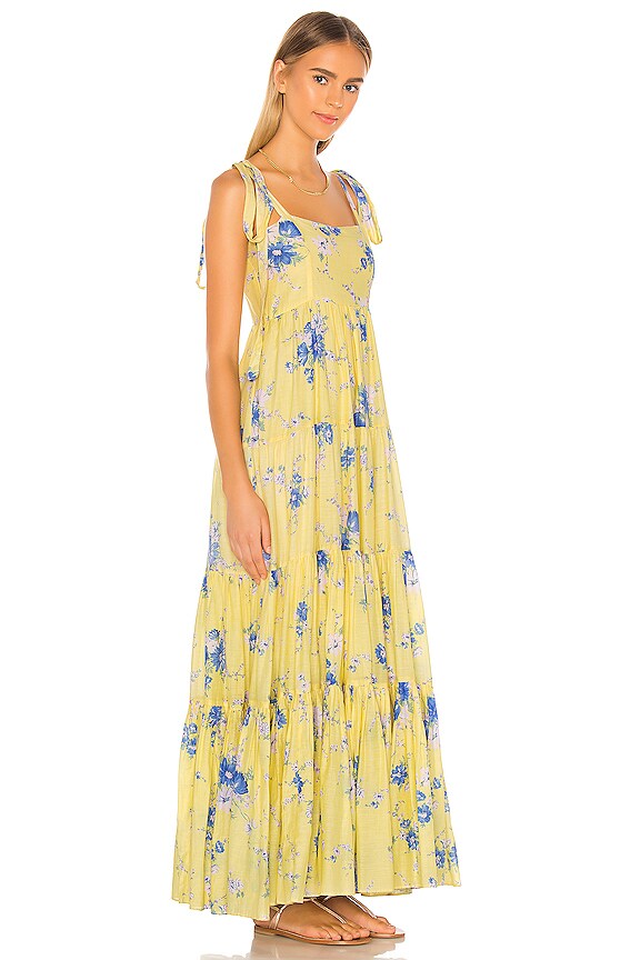 view 2 of 3 Burrows Dress in Sunshower Garden