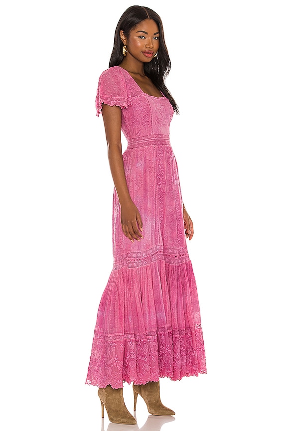 view 2 of 5 MAXIVESTIDO NORMA in Bordeaux