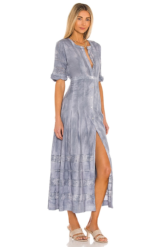 view 2 of 3 Edie Dress in Washed Denim
