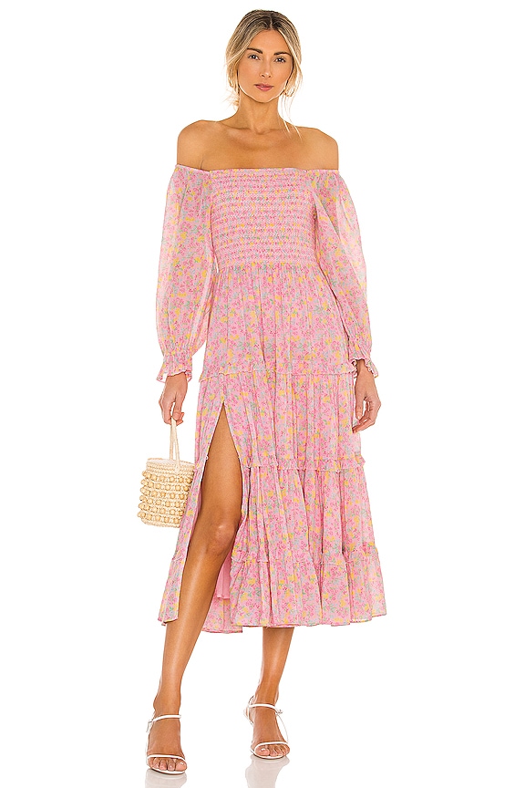 view 1 of 3 Capri Dress in Melon Punch