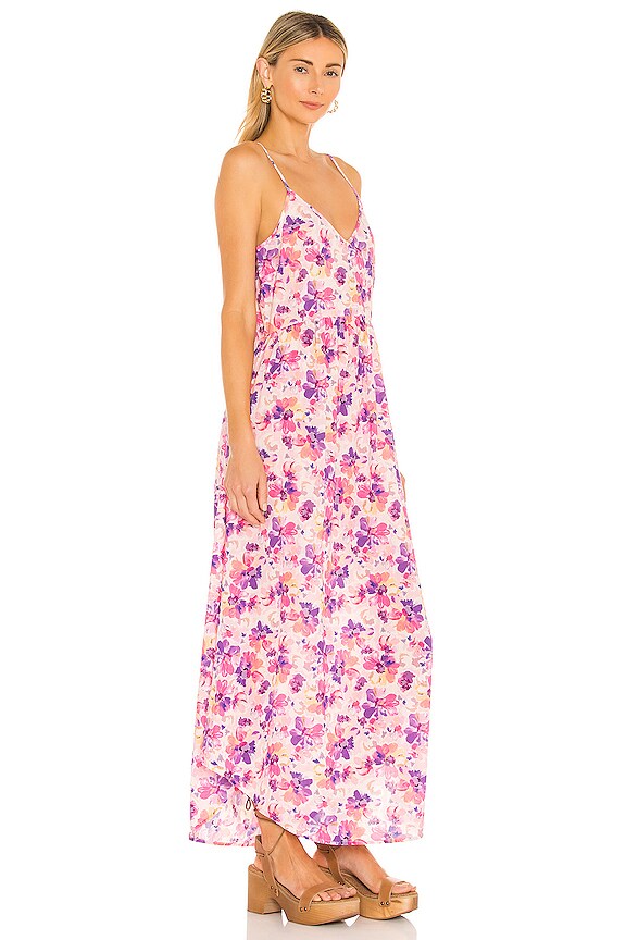 view 2 of 3 Faraday Slip Dress in Mauve Sunset