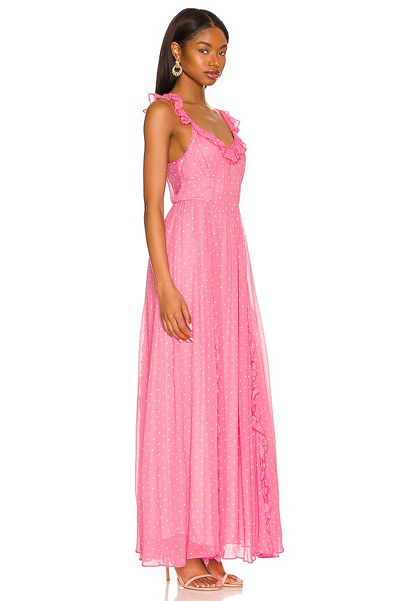 view 2 of 3 ROBE JUNIA in Hot Pink Cherry