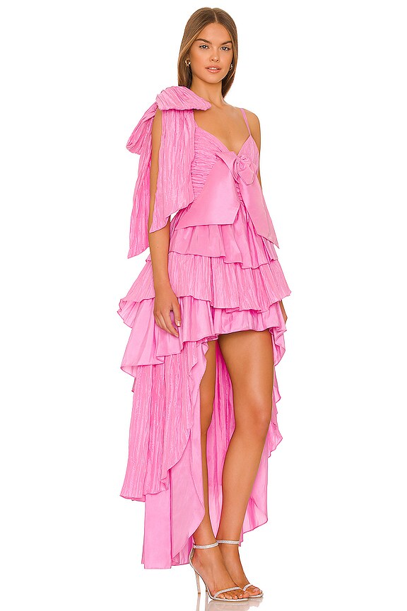 view 2 of 3 MAXIVESTIDO RAYLENE in Hot Fuschia