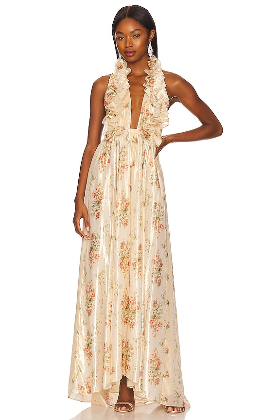 view 1 of 4 Antonie Maxi Dress in Golden Fog