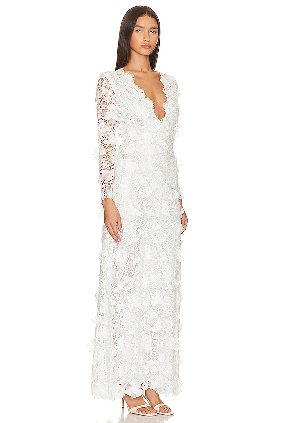 view 2 of 3 Sylvester Gown in True White