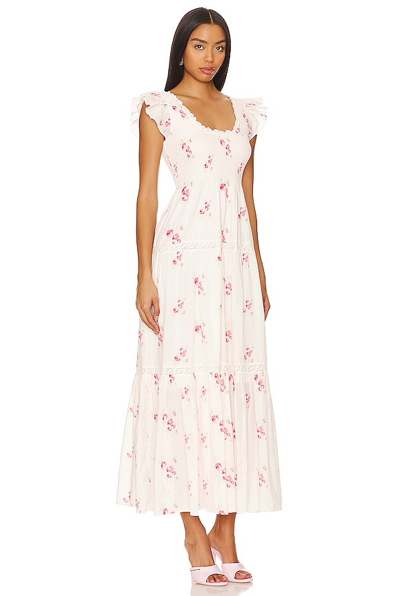 view 2 of 3 ROBE MAXI CHESSIE in Berry Moment