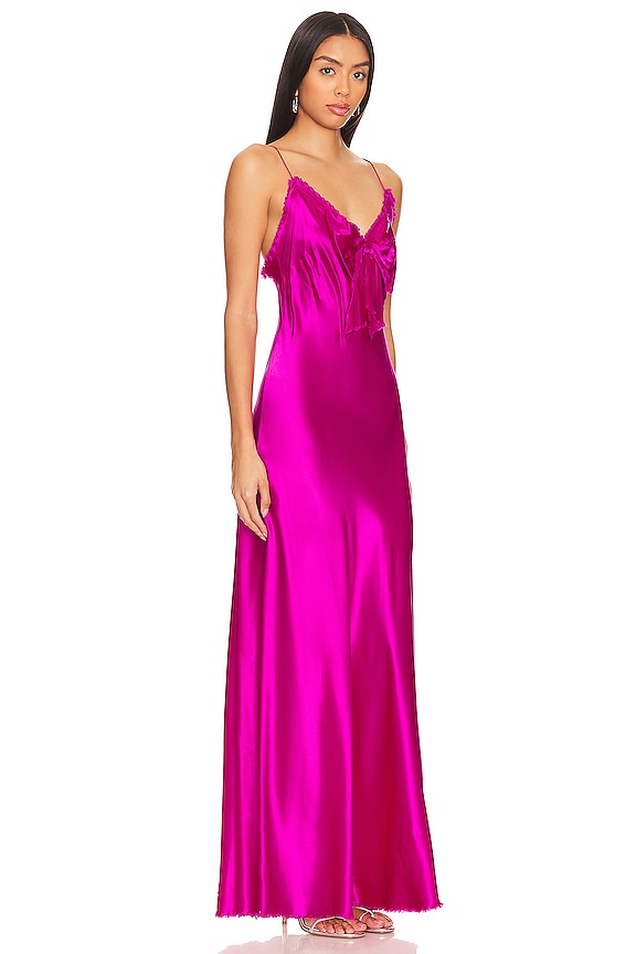 view 2 of 3 Luciole Dress in Electric Fuchsia