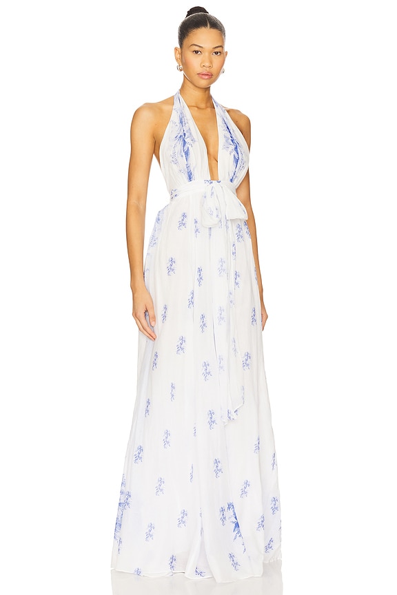 view 2 of 3 Lilah Dress in Victorian Blue