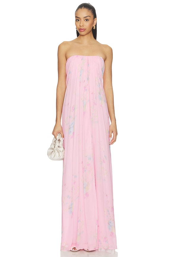 view 1 of 3 VESTIDO EMARA in Rosy Trellis