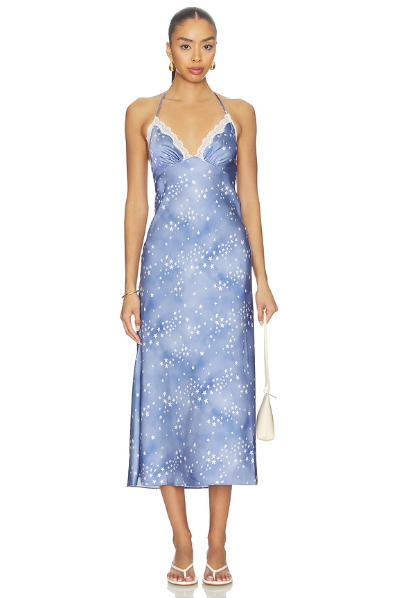 view 1 of 3 Evania Dress in Sapphire Haze