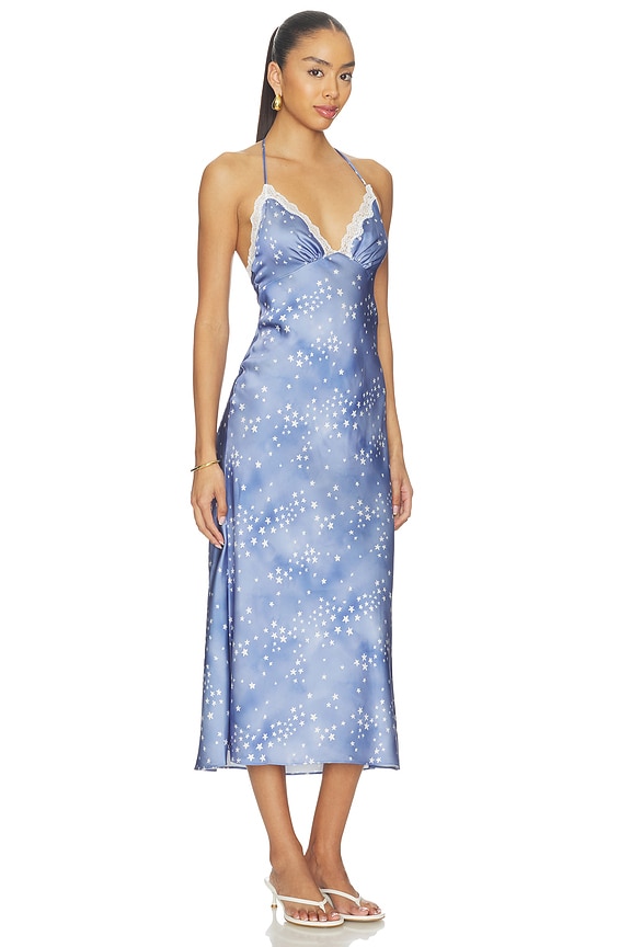 view 2 of 3 Evania Dress in Sapphire Haze