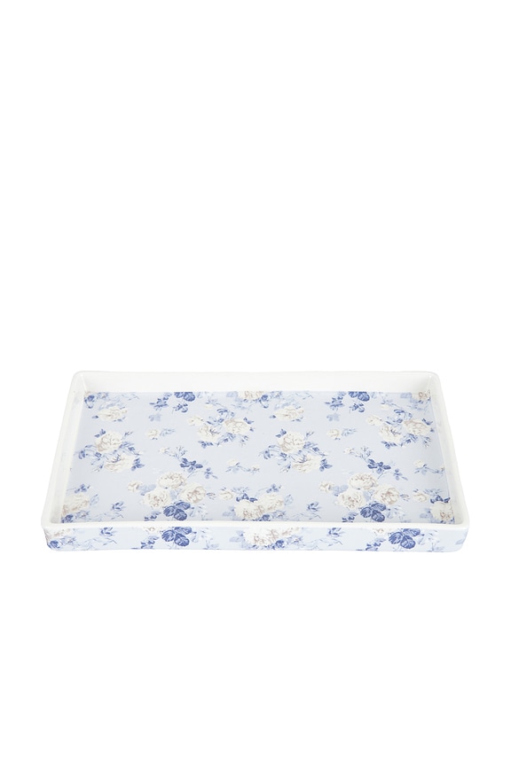 view 1 of 3 Evaline Fragrance Tray in Whisper Blue