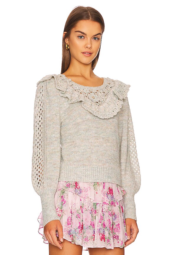 view 2 of 4 Luellan Sweater in Summer Sage Melange