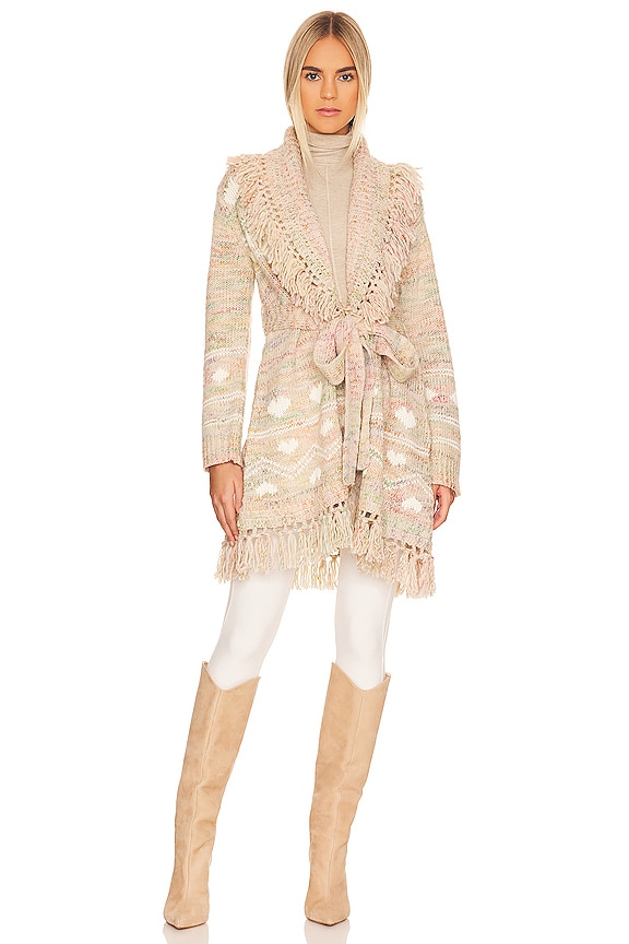 view 2 of 4 MANTEAU LARGE WYATT in Cream Confetti