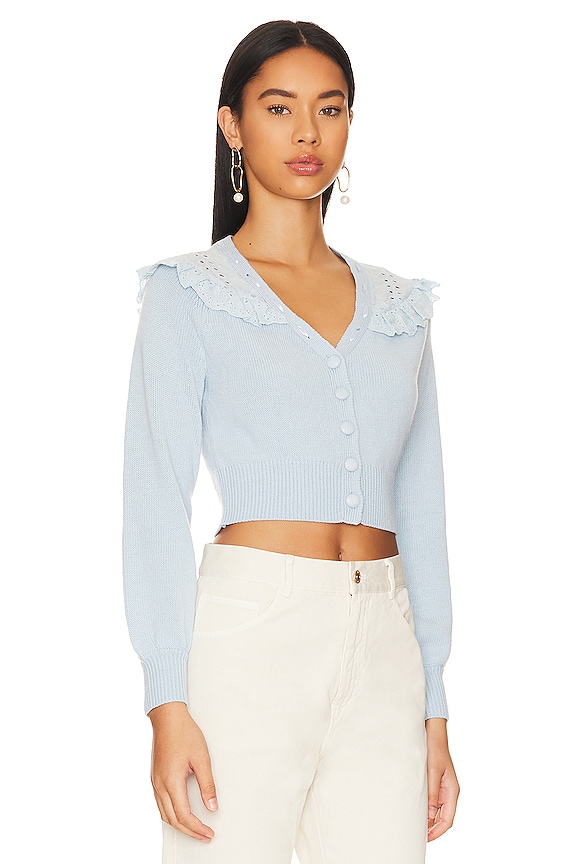 view 2 of 4 GILET PEGGY in Hydrangea Blue