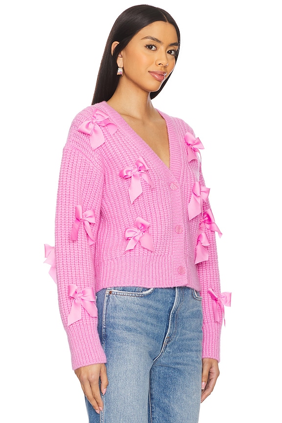 view 2 of 4 Ashtan Cardigan in Rose Pompadour