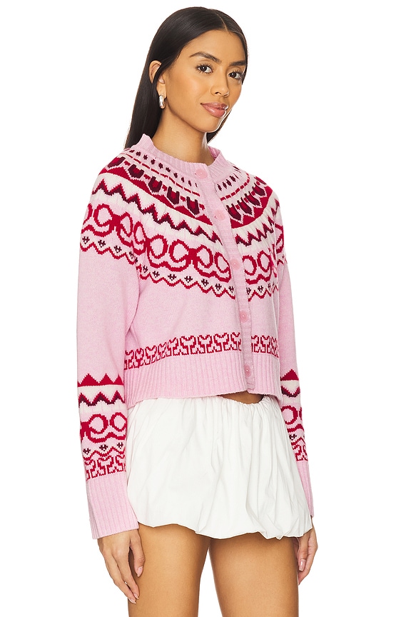 view 2 of 4 Shantae Cardigan in Cherry Jubilee