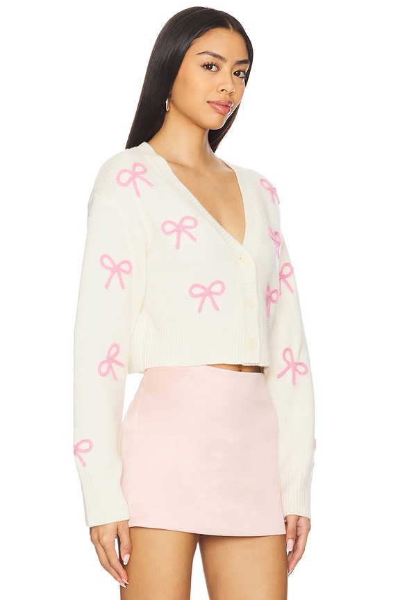 view 2 of 5 Francette Cardigan in Darling Pink