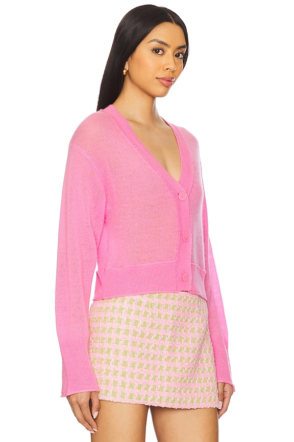 view 2 of 4 Lawrence Cardigan in Sunset Pink