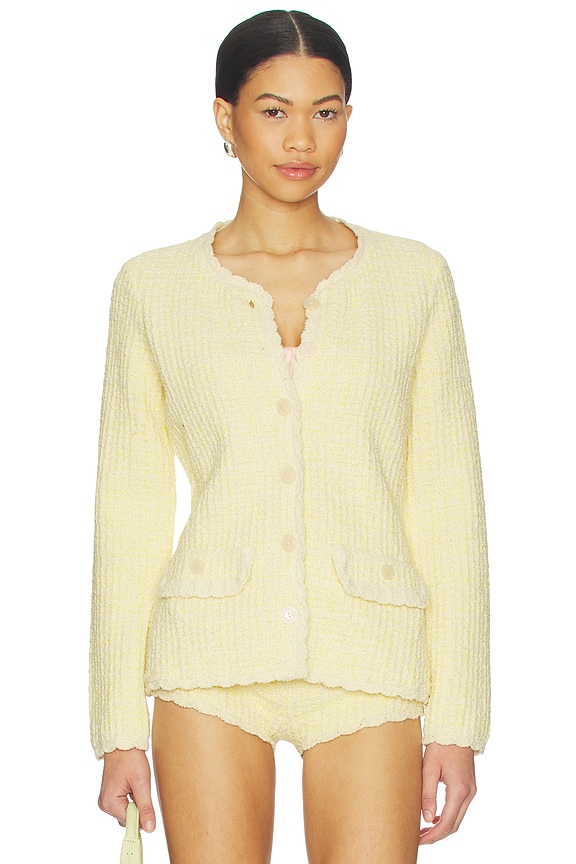 view 2 of 6 Gaililee Cardigan in Daylily Yellow