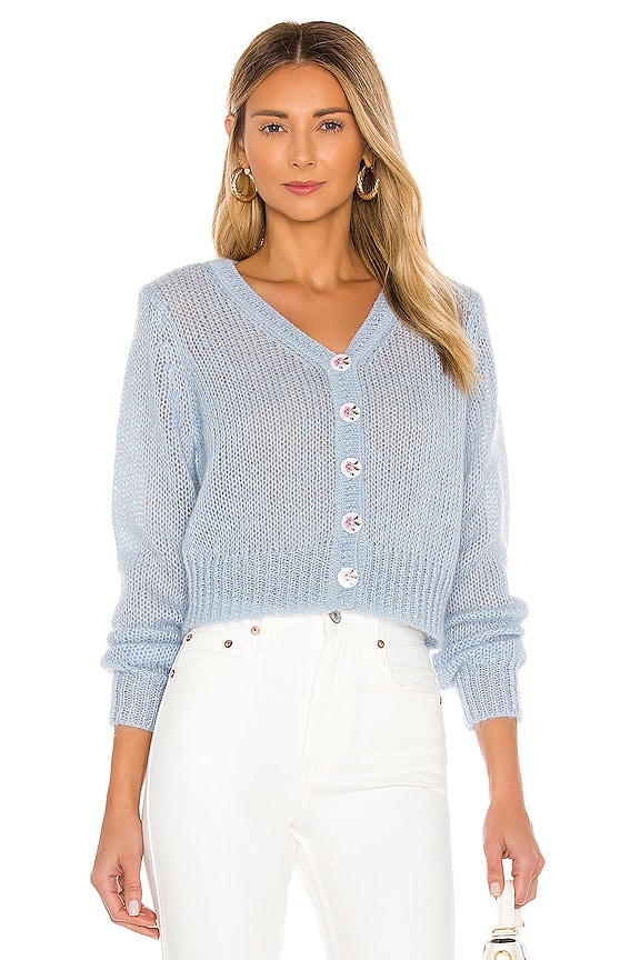 view 2 of 5 Folley Cardigan in Dreamy Blue