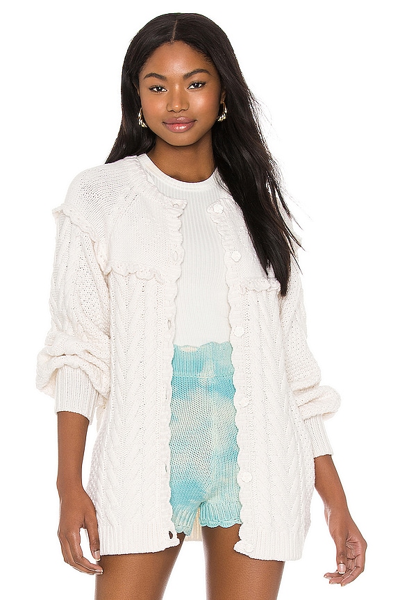 view 1 of 5 Lake Boyfriend Cardigan in Antique White