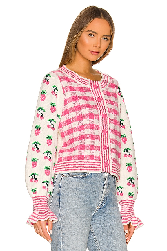 view 2 of 4 Keoni Cardigan in Fruit Punch Pink