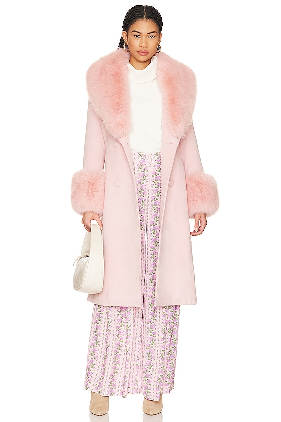 view 1 of 5 Havilina Coat in Pale Blush