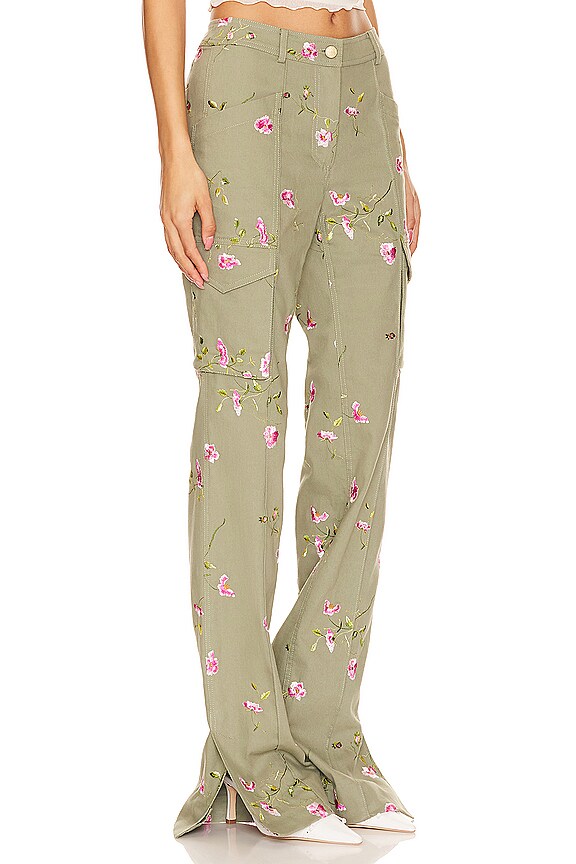view 2 of 4 PANTALÓN ATWORTH in Olive Green